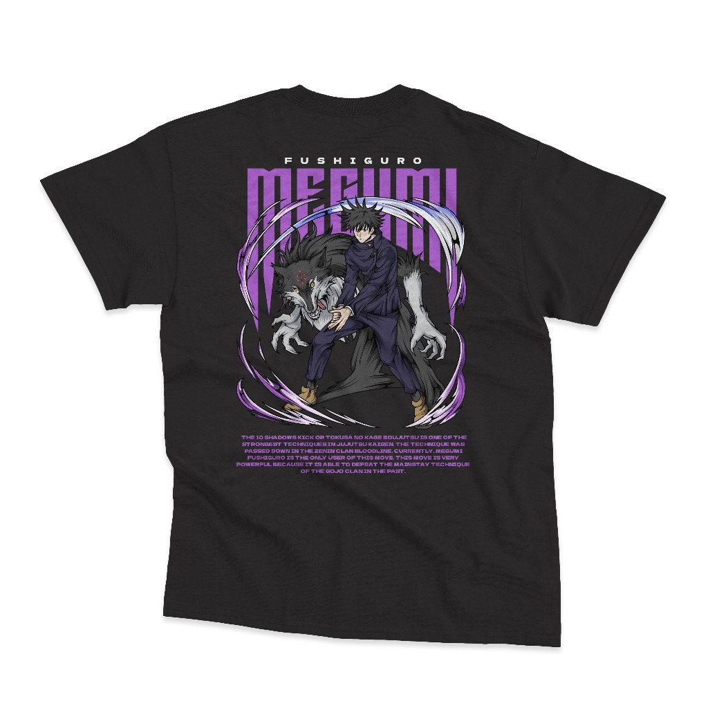 Kaos Megumi Fushiguro | Jujutsu Kaisen | Tshirt Anime