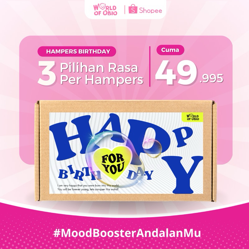 

Dr23 - Hampers Birthday - Kado Ulang Tahun Cowo Cewe Special by Obio