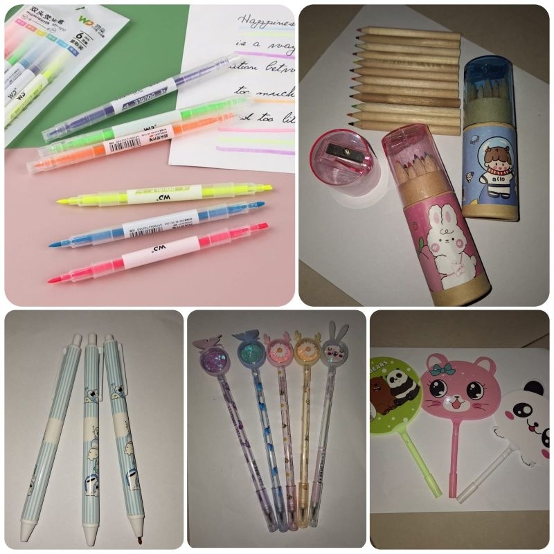 

1pc Pena lucu / pena glitter / pena cetek