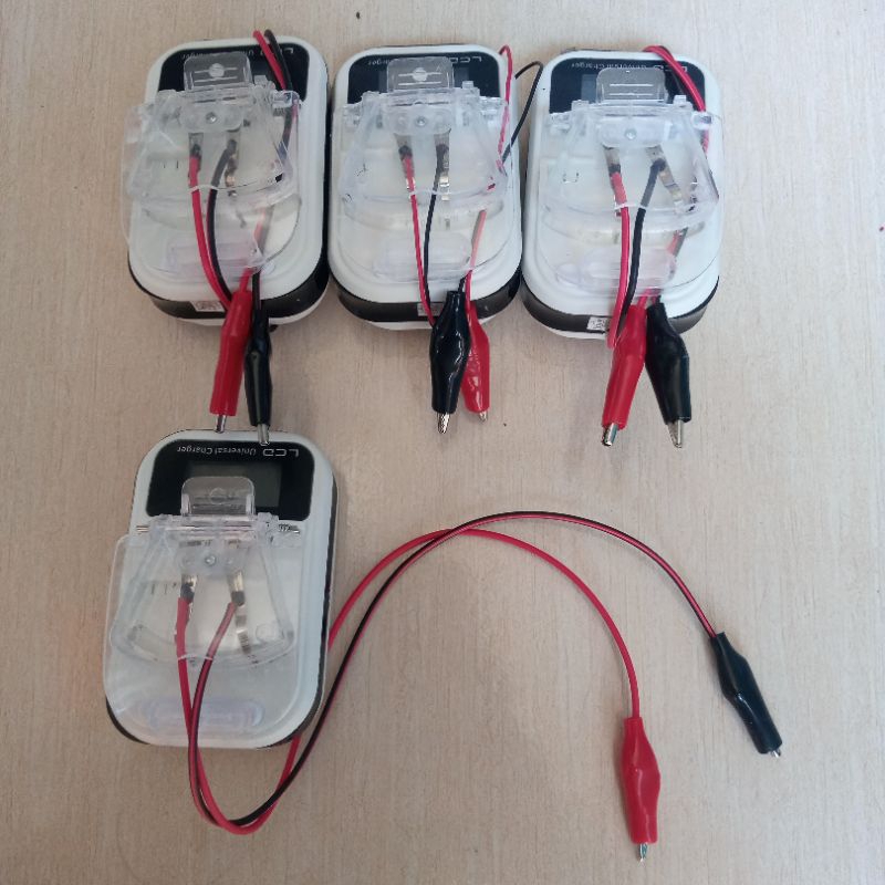charger suntik / tembak / alat suntik baterai tanam sederhana