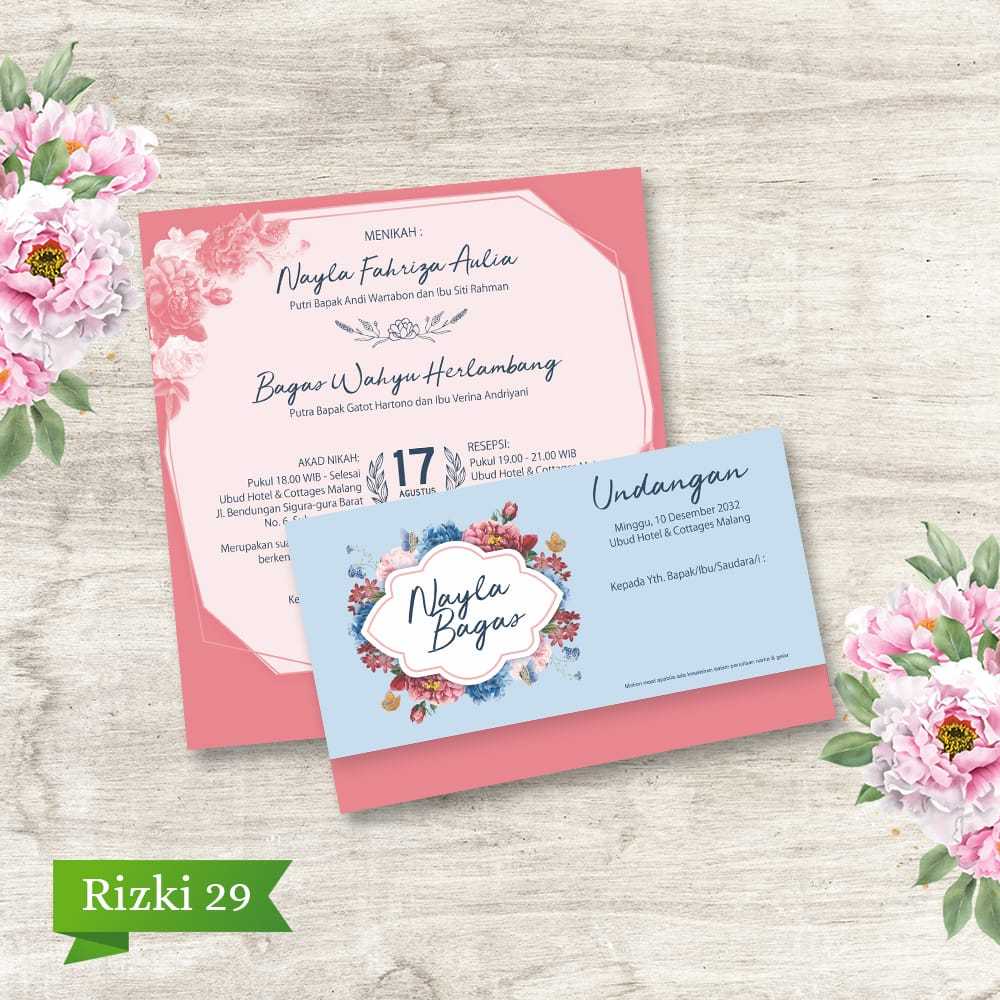 Undangan Pernikahan Undangan Pernikahan Murah Terbaru Undangan Custom Undangan Aesthetic Undangan Se