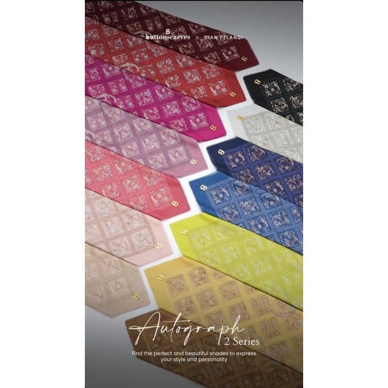 Buttonscarves x Dian Pelangi DianPelangi The Autograph 2 Series