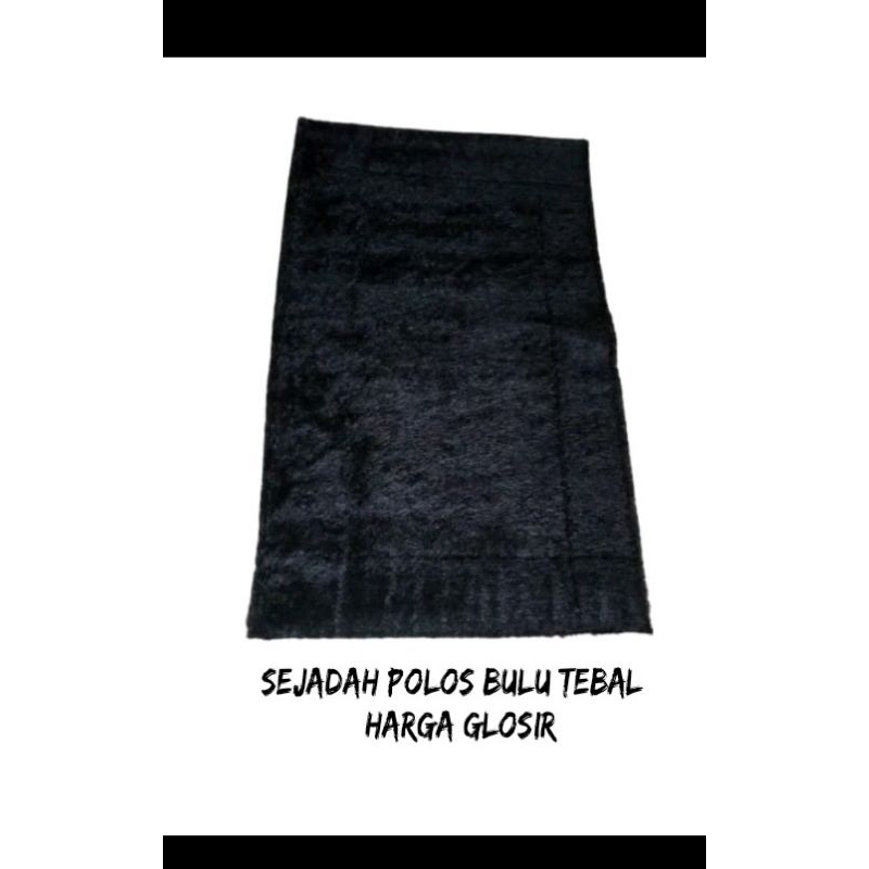 Sejadah Polos Bulu Tebal Harga Untuk Glosir