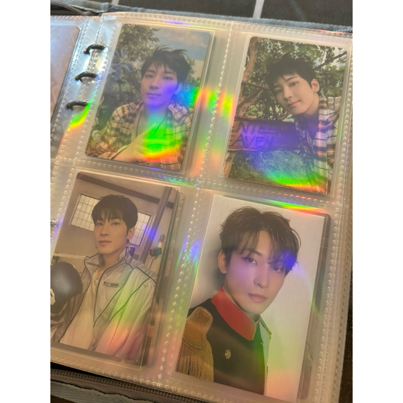 seventeen photocard wonwoo svt cafe fml seventeenth heaven