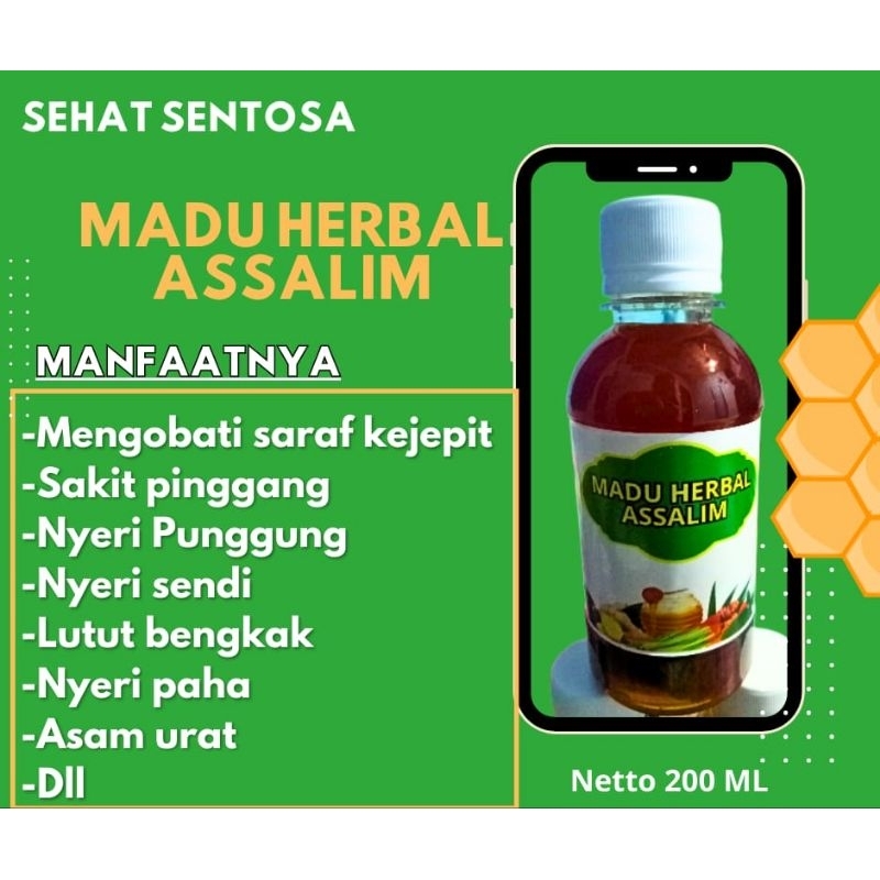 

MADU HERBAL ASSALIM OBAT SARAF KEJEPIT DAN PERSENDIAN