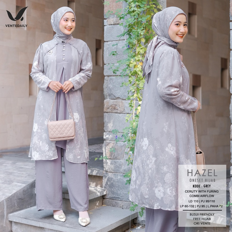 Hazel one set ori berlabel vente daily