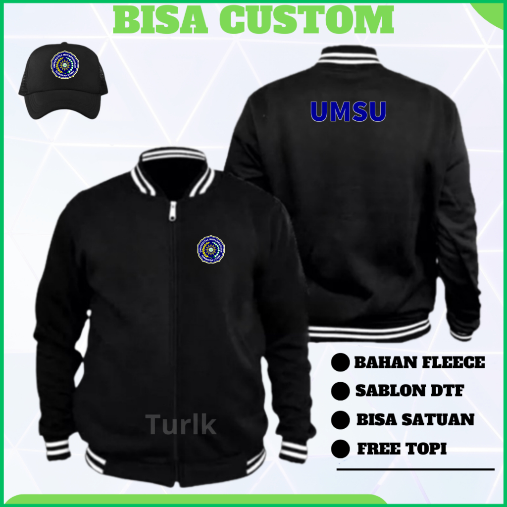 Jaket Universitas Muhammadiyah Sumatera Utara Jaket Unversitas Umsu Jaket Varsity Custom