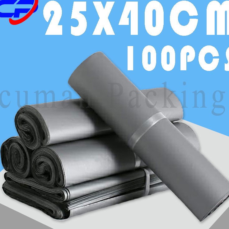 

Kirim Tercepat Plastik Packing Polymailer LDPE SILVER 25X4CM Lem Perekat Anti Plong Tebal Online Shop