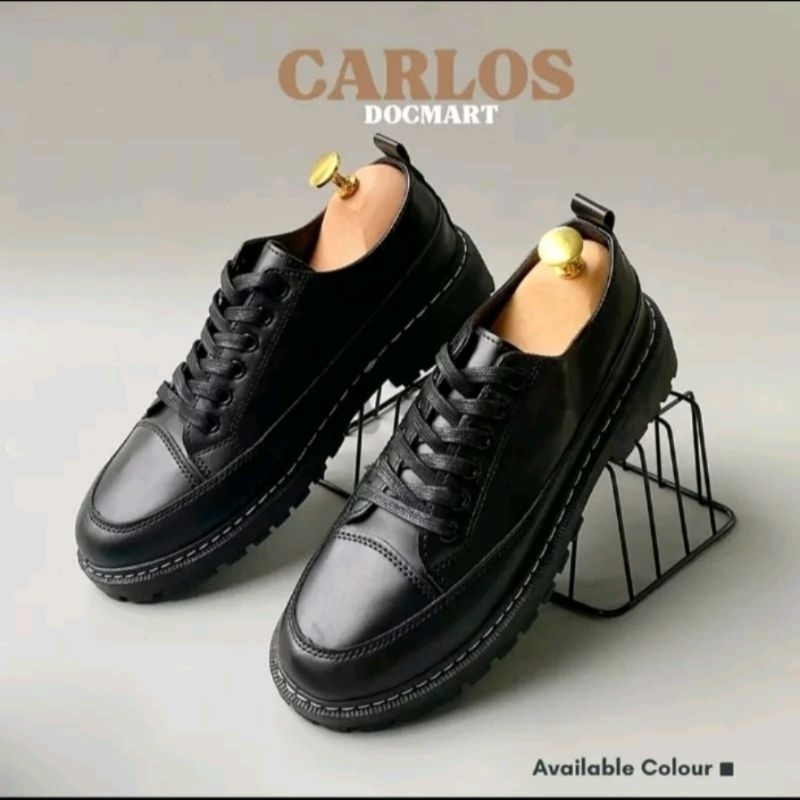 SEPATU FORMAL PRIA DOCMART TALI HITAM/ SEPATU KERJA/KANTOR/