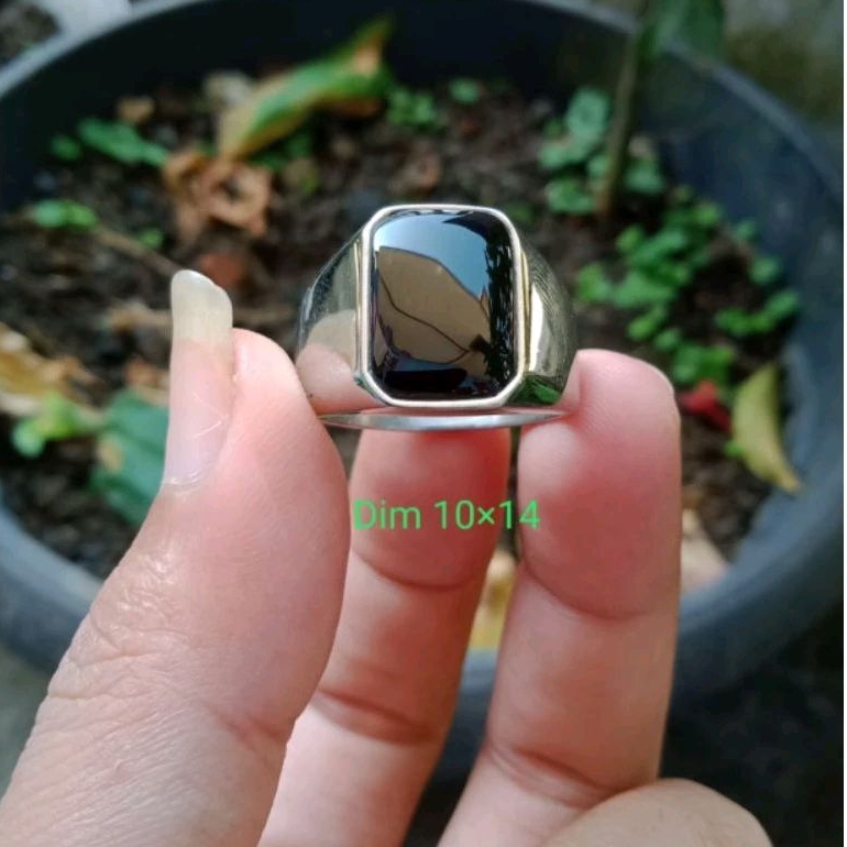 cincin batu akik yaman Wulung cibet baturaja kotak natural