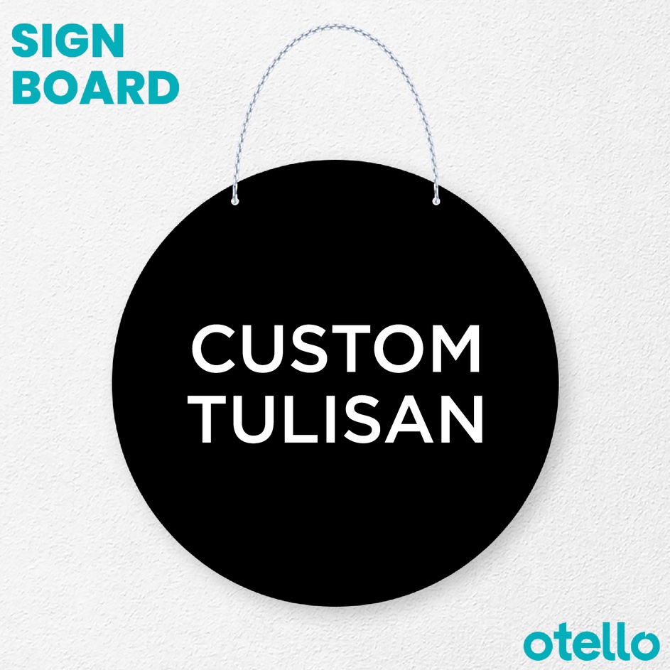 

Best Sale Otello Sign Custom Tulisan Signage Board Acrylic Papan Gantung Label Akrilik Rantai Petunjuk Toko Modern Minimalist Kafe Restoran Kantor Gedung Cafe