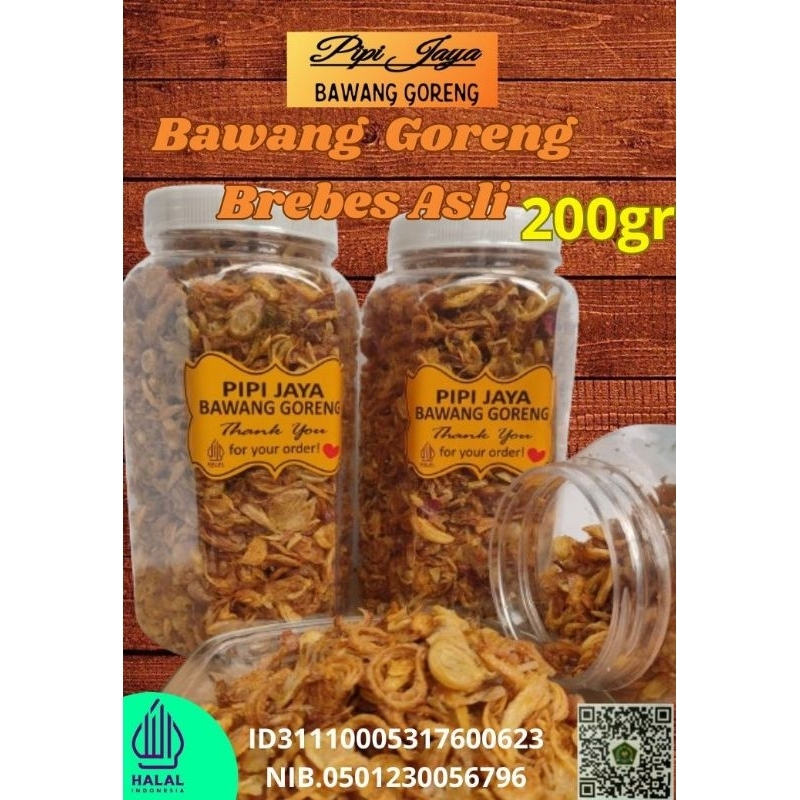 

Bawang Goreng Asli Brebes 200gr - 1kg
