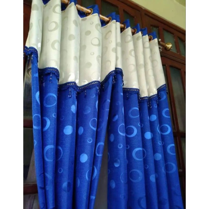 [GSR]Gorden embos smokring/gorden jendela/gorden pintu/gorden poni/gorden embos polkadot terlaris/go