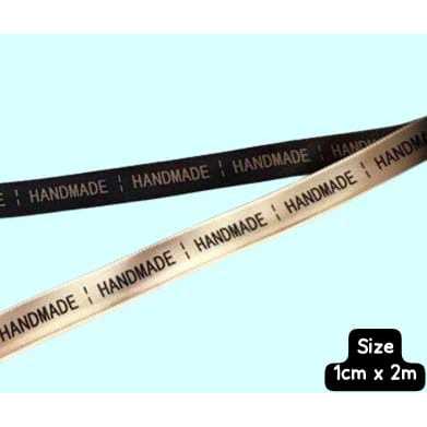 

PITA KAIN HANDMADE CREAM #13 1CM X 2M X 1ROLL,U/HIASAN KOTAK KADO/PACKAGING DLL