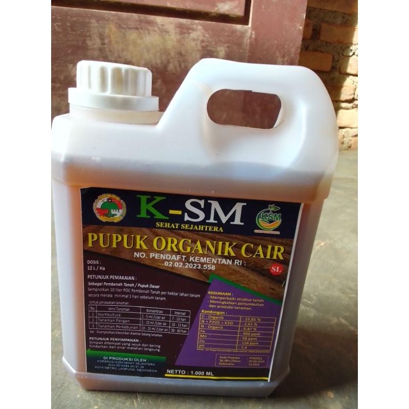 KSM pupuk organik cair