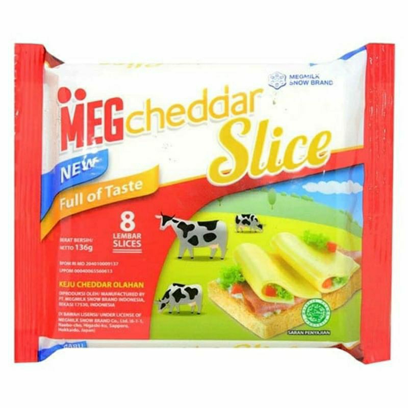 

MeG Keju Cheddar 8 Slice