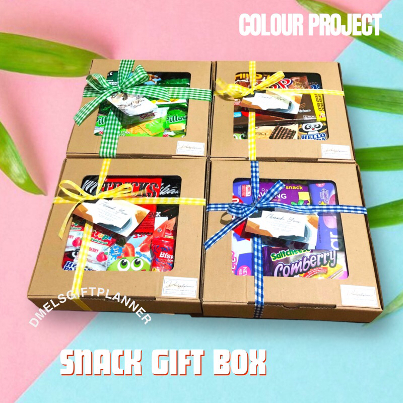 Buket Snacks/Goodie Bag/Gift box/Hadiah Ulang tahun/Buket Wisuda/Buket Snack
