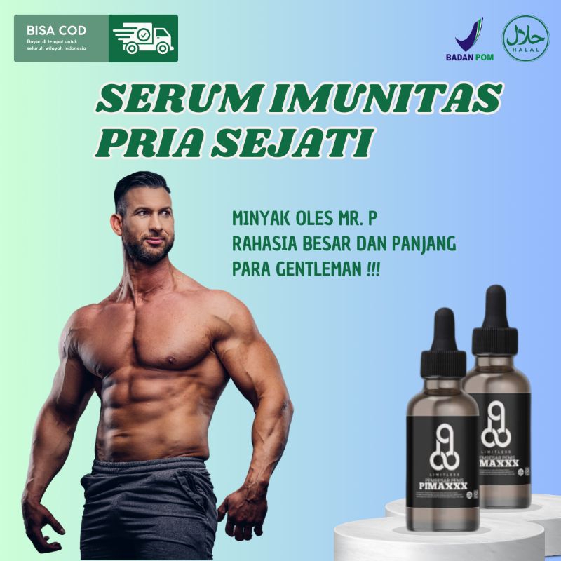 PIMAXXX- Multivitamin Suplemen obat pembesar dan panjang Penis MR.P Ampuh Permanen BPOM