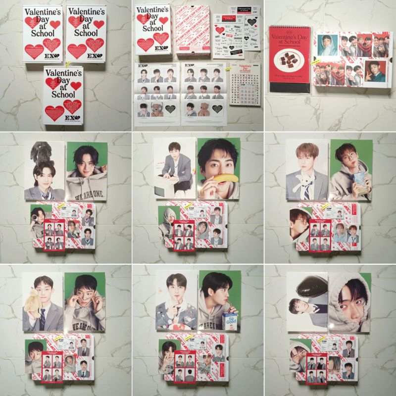 ready stok - exo seasons greetings 2024 sg24 sharing fullset pob smstore calendar spc polaroid pc ph