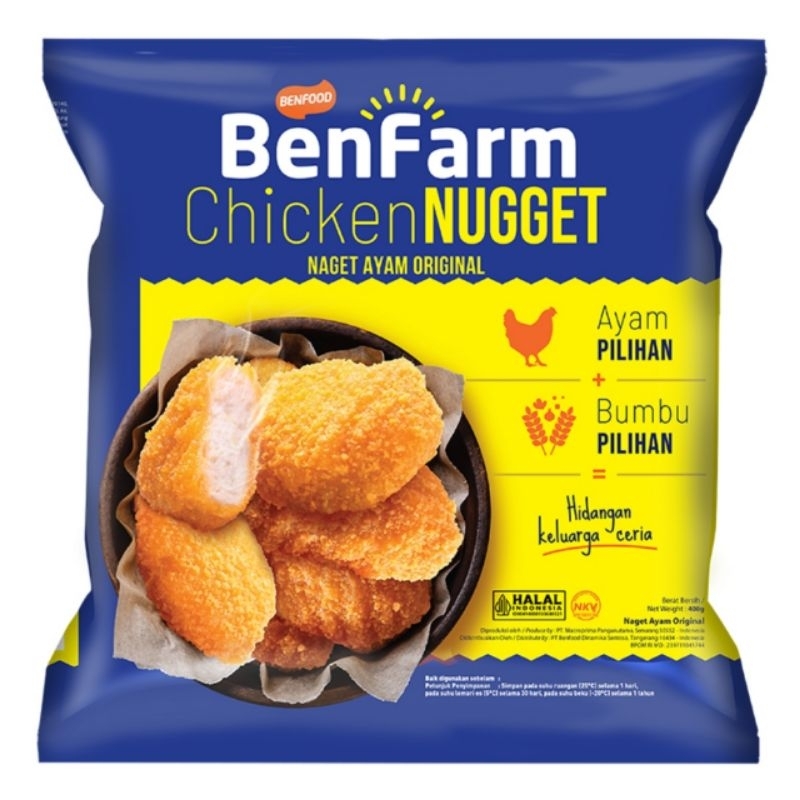 

BENFARM CHICKEN Nugget 400 G