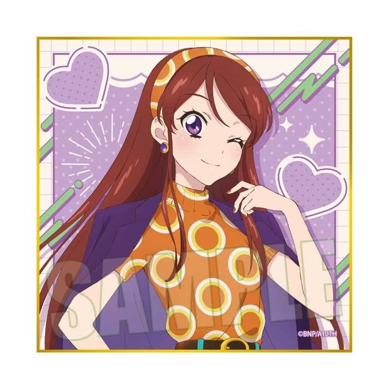 Aikatsu 10th Shikishi Ran Shibuki Merch Merchandise Ori Original Jepang Japan Japanese Rare Sexy
