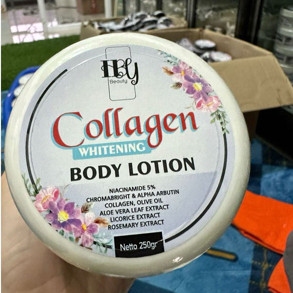 HBY BEAUTY COLLAGEN WHITENING BODY LOTION 250gr