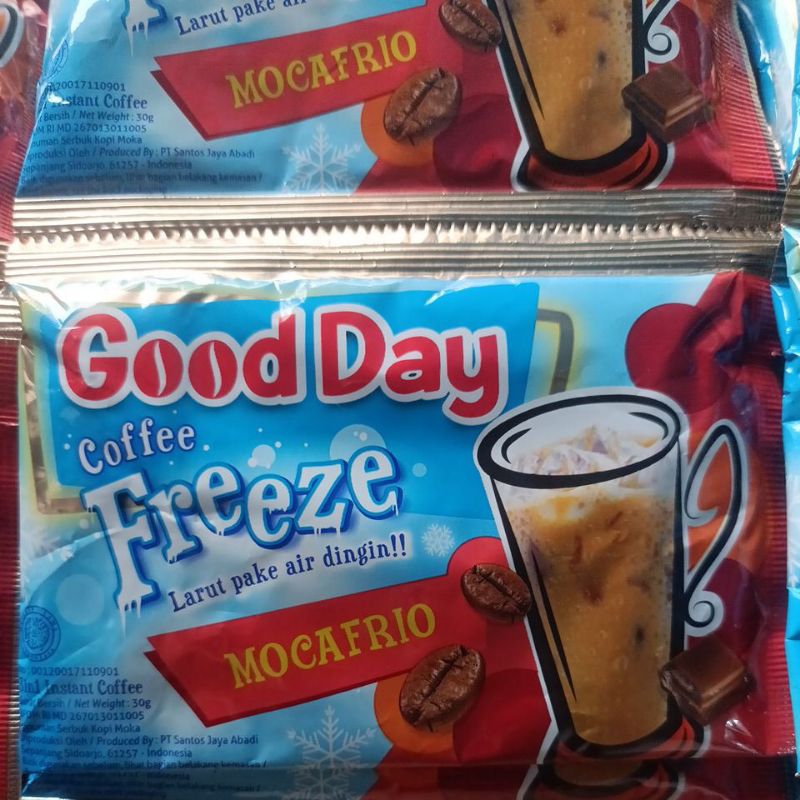 

Good Day Freeze Mocafrio 10pcs/renceng