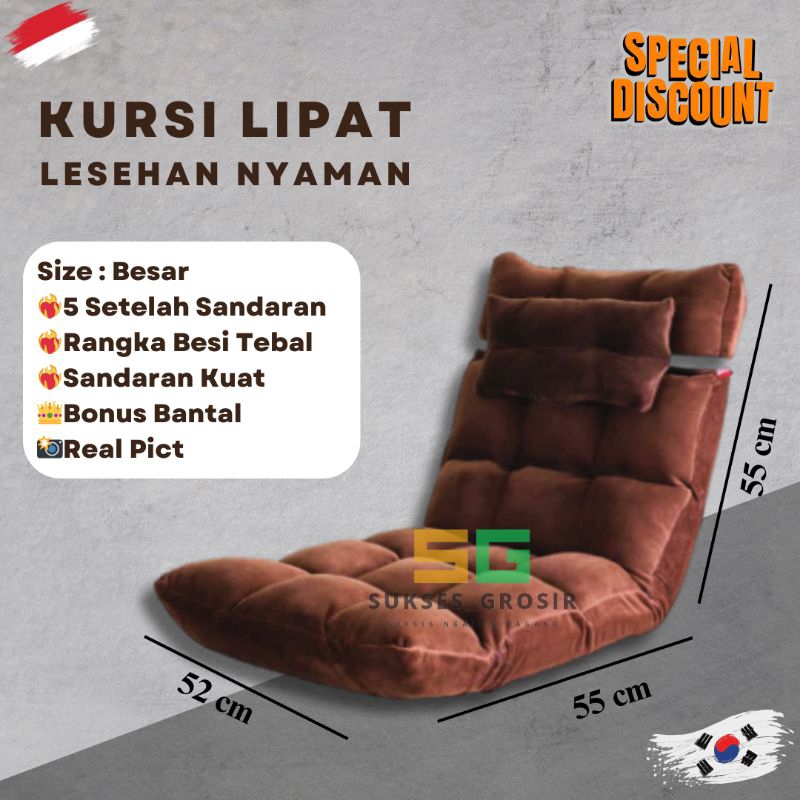 Kurai lipat lesehan I kursi sofa I kursi lesehan lipat ace gaming arab jumbo acara pengajian sholawa