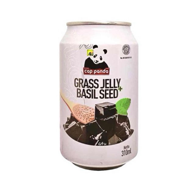 

[AYOBUY.ID] PANDA GRASS JELLY DRINK BASIL SEED 310ml (1PCS)