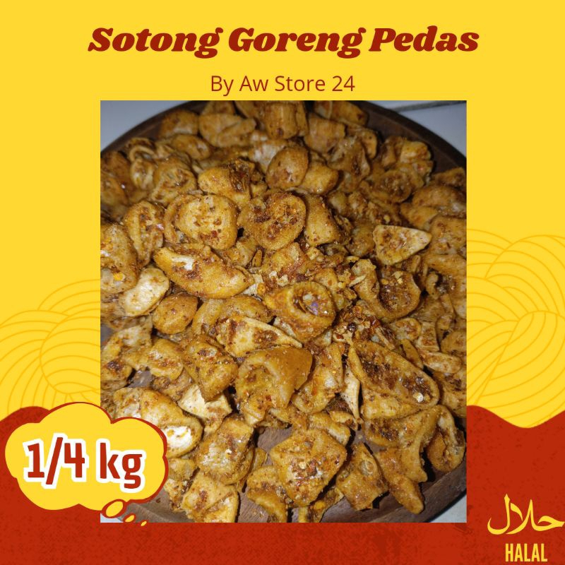 

Sotong Goreng Pedas 1/4 kg