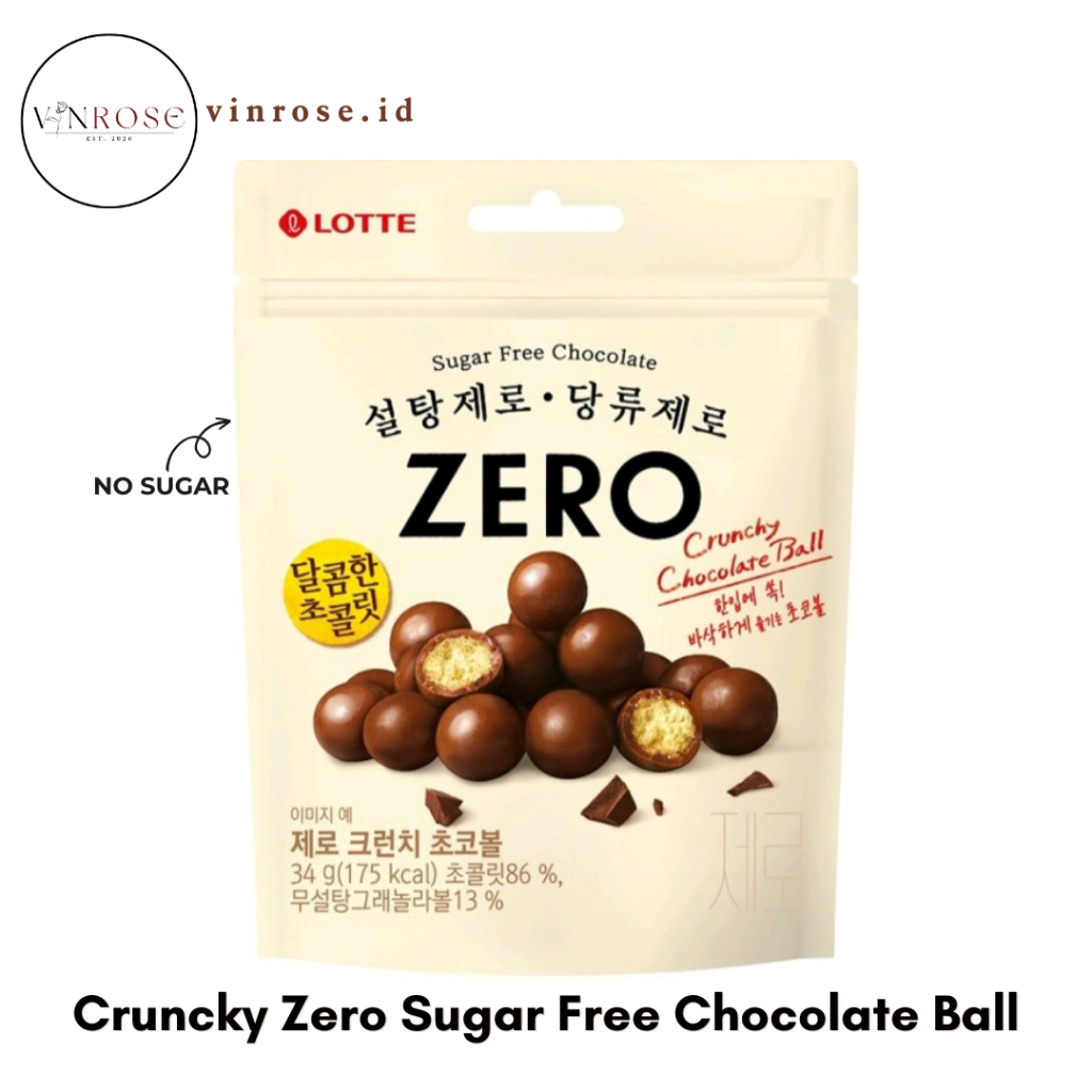 

Cruncky Zero Sugar Free Chocolate Ball Korea