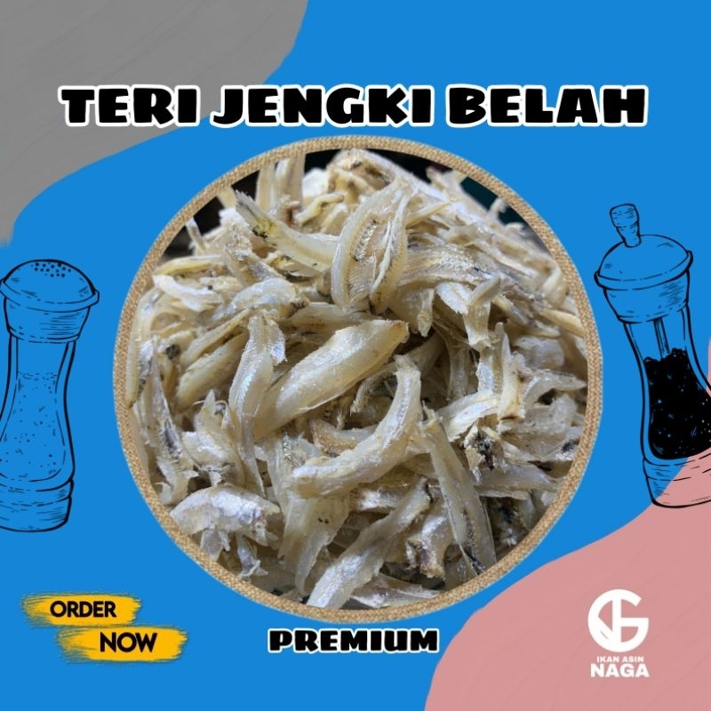 

TERI JENGKI BELAH PREMIUM 250gram