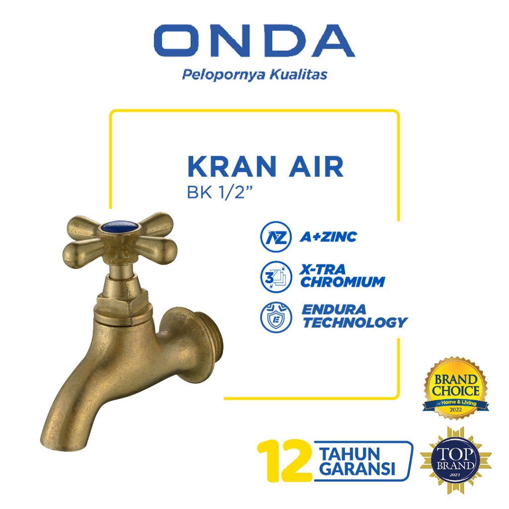 ONDA Kran Air Tembok / Taman BK 1/2"