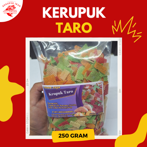 

Kerupuk Taro Ubi Kentang Mentah Khas Juwana Pati 250gram