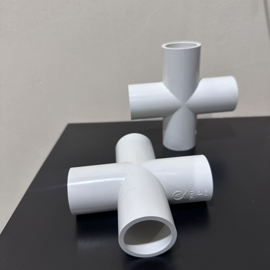 Cross Tee 1" Tee Plus 1" Tee Salib 1" tee + 1" tee 1" PVC