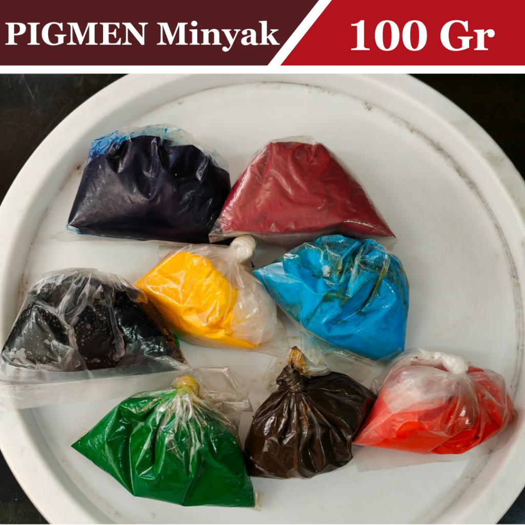 

Cat Minyak/Pigmen Resin/ Cat Resin/ Pigmen basis Minyak 100 Gram