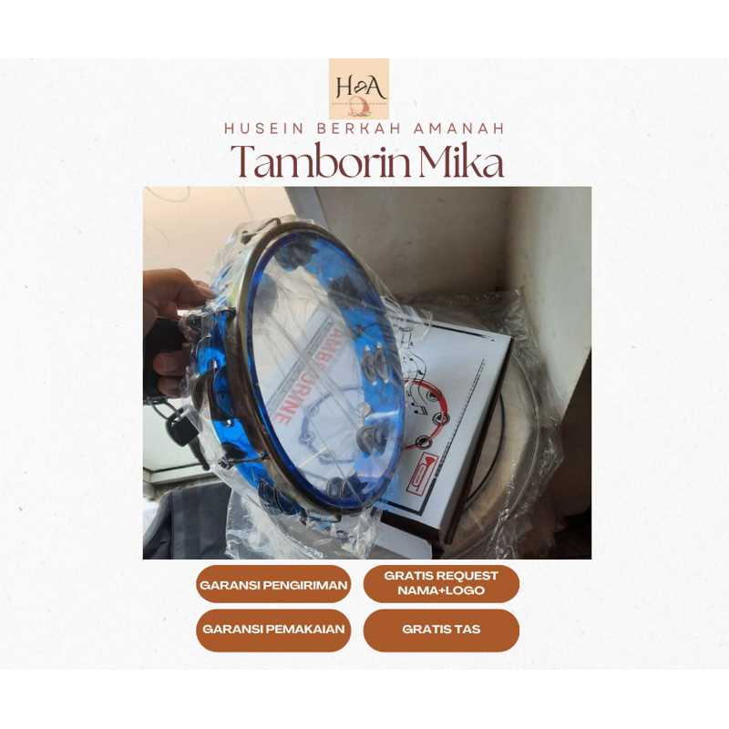Tamborin Mika / Tamborin Biasa