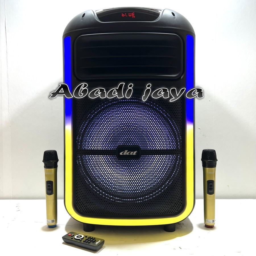 Speaker Portable Wireless dat dt 1501 / dt1501 Turbo Original 15 inch