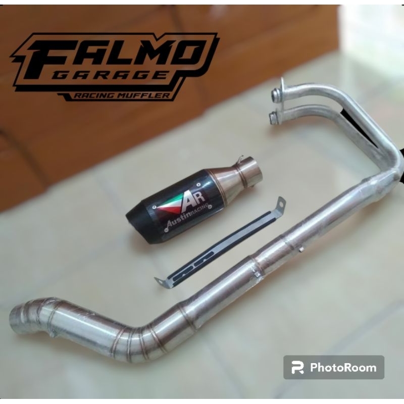 Silincer knalpot AR Austin Racing fullsysteem pnP Ninja 250fi - Ninja karbu - Cbr250rr - Z25 -R25 - 