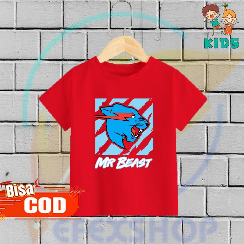 KAOS ANAK MR BEAST KAOS ANAK MR BEAST NEW