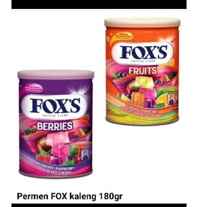 

permen fox kaleng 180gr