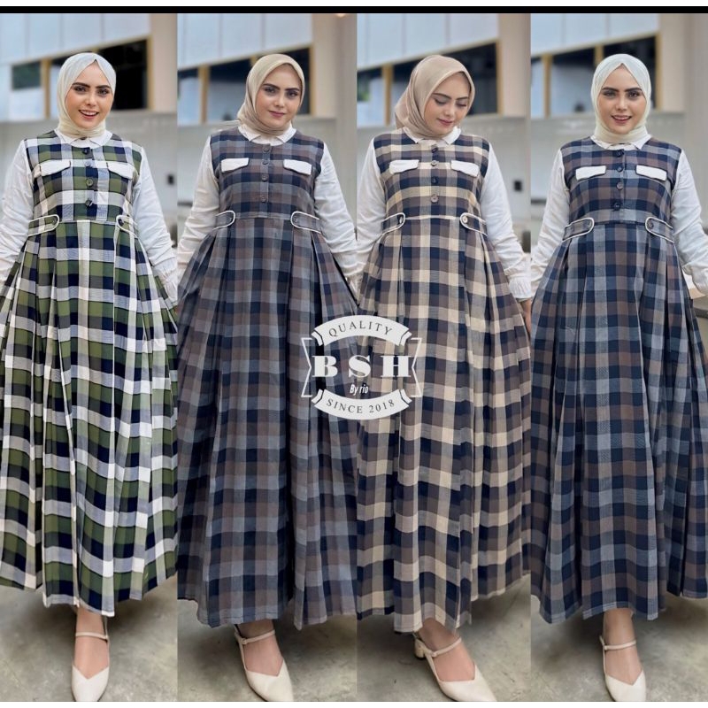 GAMIS APRILIA BHISHOP/RAUDAH/BISA COD RACUN SHOPEE