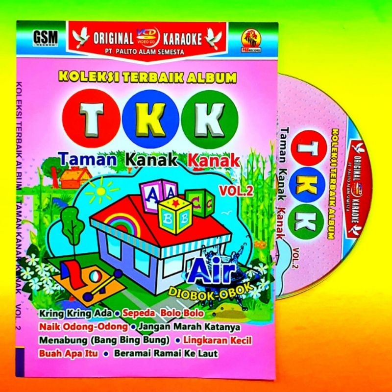 KASET VCD ORIGINAL VIDEO LAGU ANAK ANAK TERPOPULER