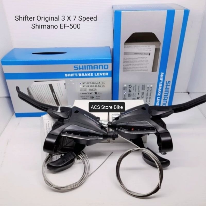 PENGOPER GIGI SEPEDA GUNUNG 7 SPEED SHIFTER SHIMANO EF-500