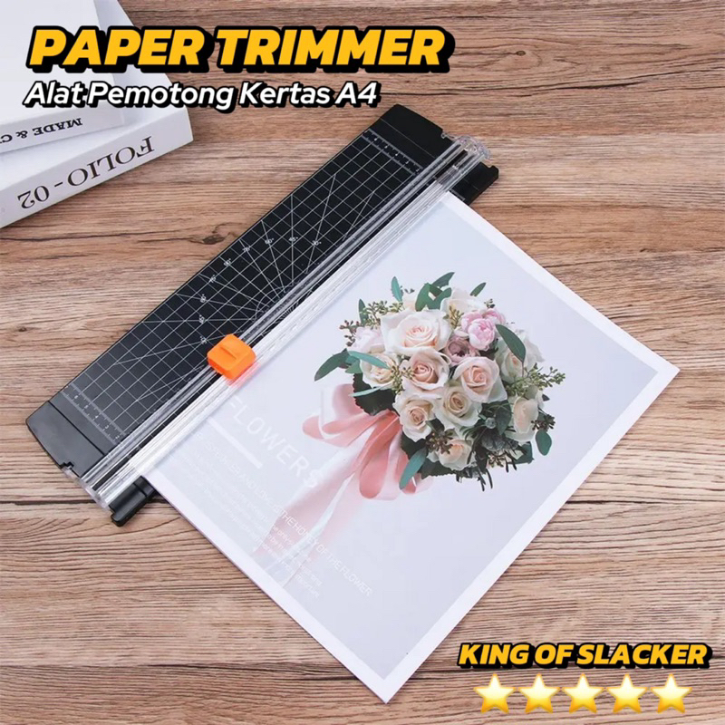 

Paper Trimmer Cutter Alat Pemotong Kertas A4 HVS Potong Kertas Foto Scrapbooking Paper Cutter Portable Vertikal