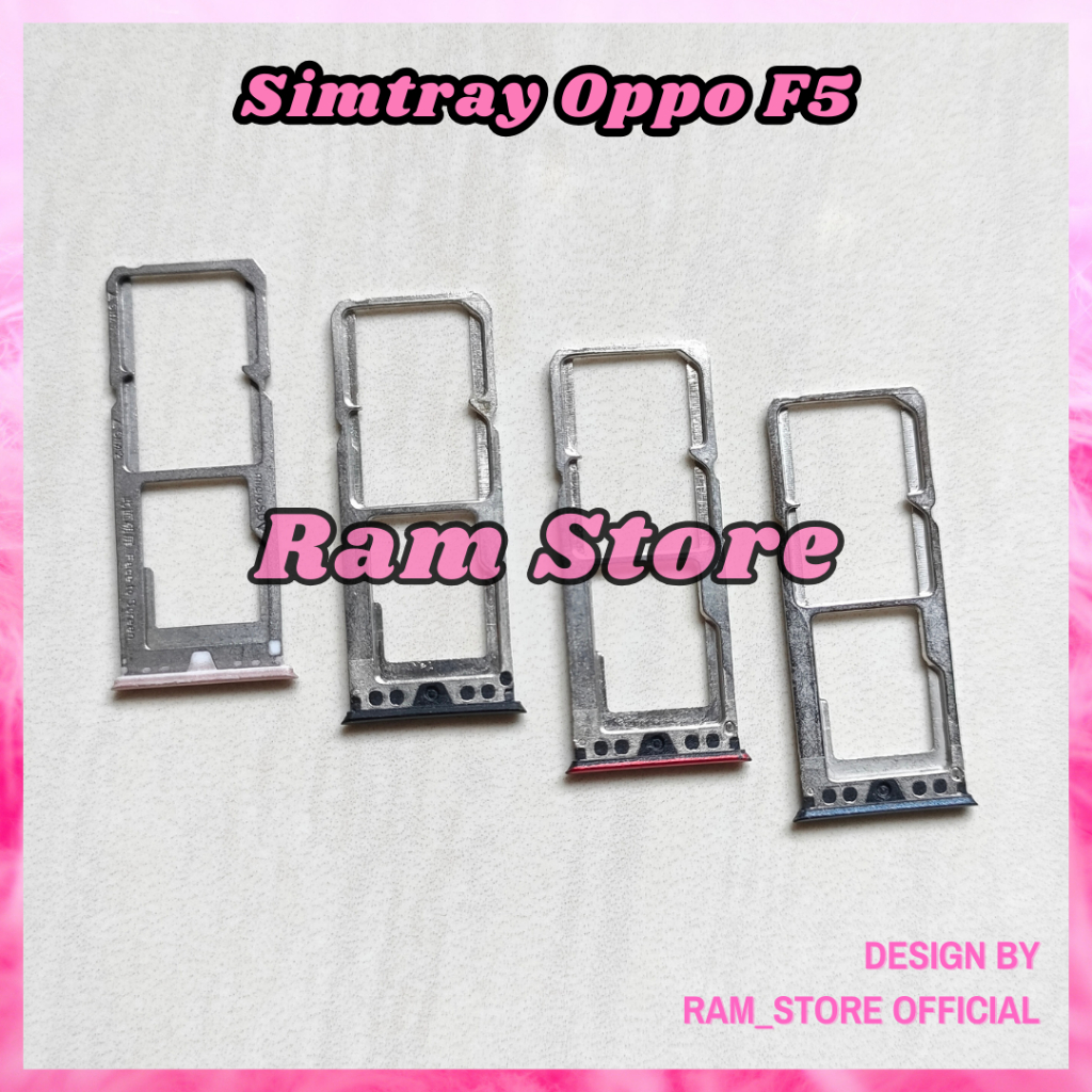 Sim Tray Simtray OPPO F5 Slot Sim Tempat Kartu Hp Simcard Simlock