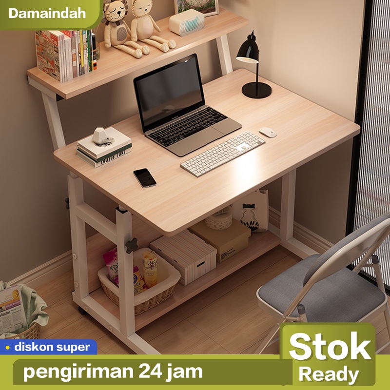 Ayh - Damaindah Meja Belajar Anak Set Kursi/ Meja Anak Disesuaikan / Meja Portable / Meja Laptop /