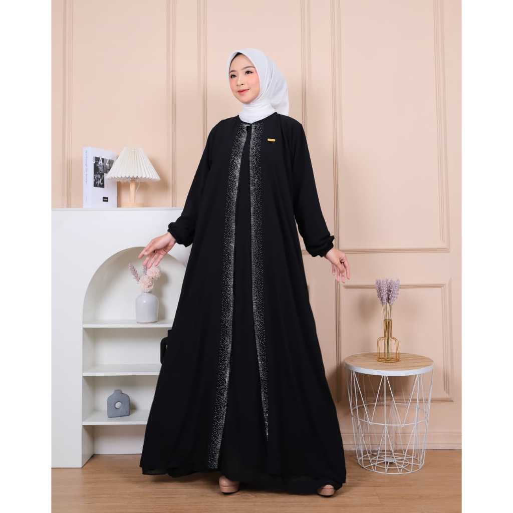 GAMIS JIHAN TANPA BRUKAT / CERUTY BABYDOLL PREMIUM FULL FURING / AKSEN MUTE / LAYER TANPA BRUKAT