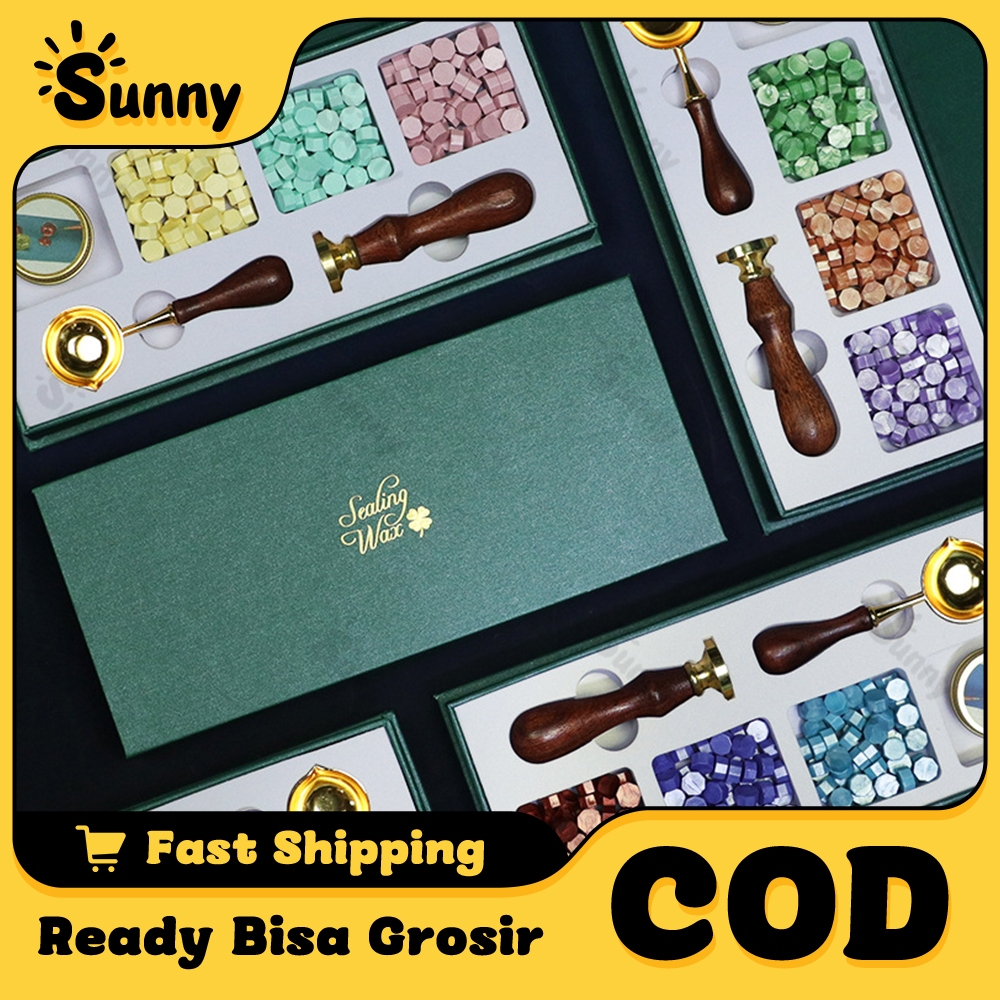 

1 Set Stempel Gagang Segel Lilin, Set Stempel Lilin / Alat Segel Lilin