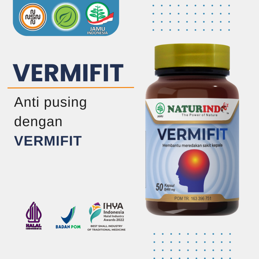 

VERMIFIT - Obat Herbal Alami Special Untuk Vertigo dan Migrain